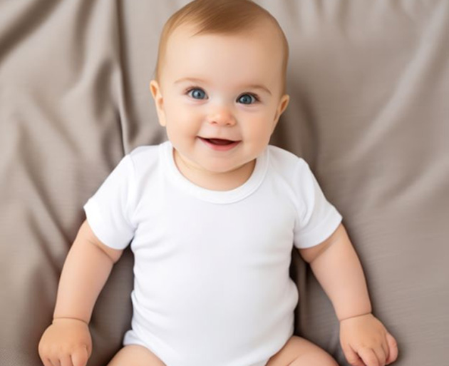 Baby sucking their thumb